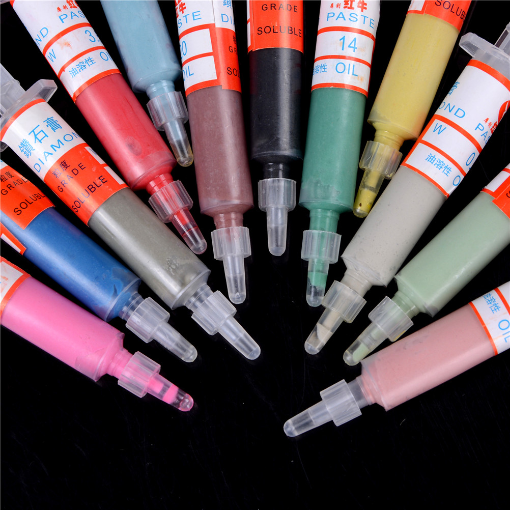 W0.5-W40 Diamond Abrasive Paste Needle Tube Grinding Polishing Lapping Compound Factory Suitable For Metal Etc