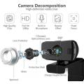 Full HD 1080P Webcam Rotatable Mini Computer PC WebCamera With Microphone For Live Broadcast Video Calling Conference Work