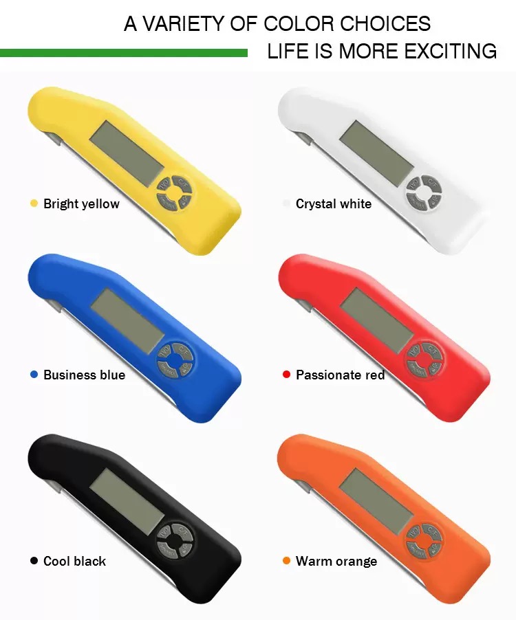 Hot Sale Instant Read Cooking Probe Digital Kitchen BBQ Oven Meat Food Thermometer Waterproof Folding Food Thermometer LDT-1805