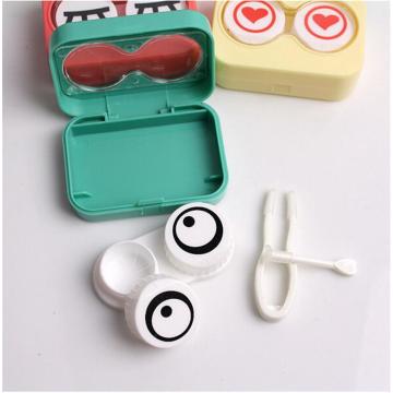 Cute Cartoon Contact Len Case Box Holder Accessories Solution Bottle Tweezer Feminine Hygiene Product for Health Care Supplies