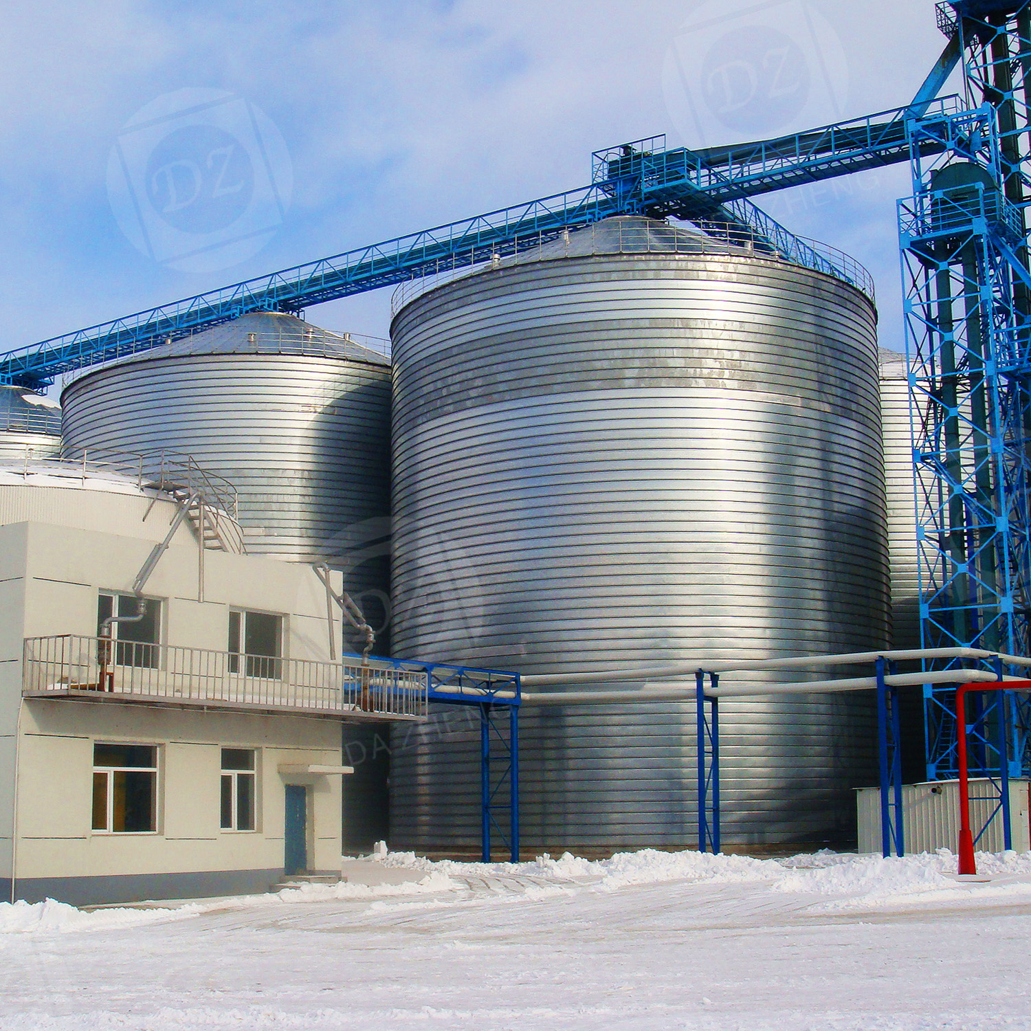 Corrugated Steel Plate Silo for Food Raw Materials