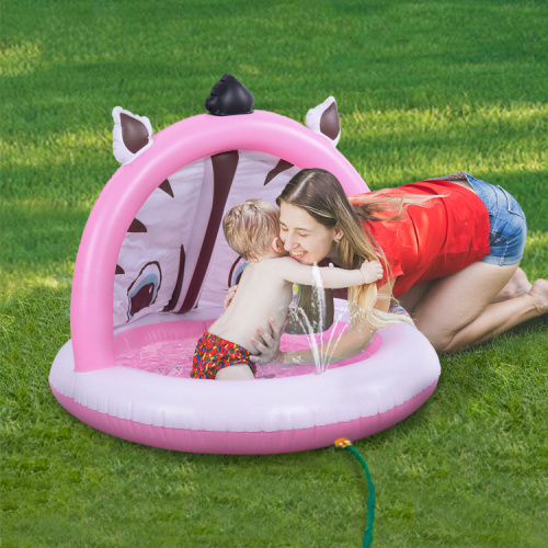 Inflatable Pink zebra splash swimming pool Baby Pool for Sale, Offer Inflatable Pink zebra splash swimming pool Baby Pool