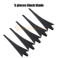 5 pieces black blade