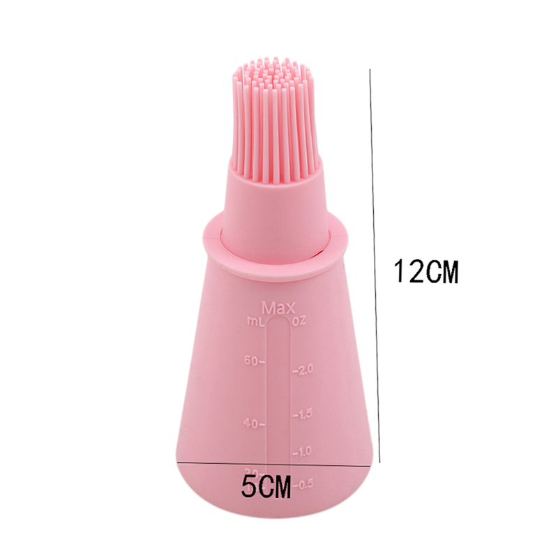 New Portable Silicone Oil Bottle With Brush Kitchen Tools For BBQ Grill Oil Brushes Liquid Oil Pastry Kitchen Baking BBQ Tool