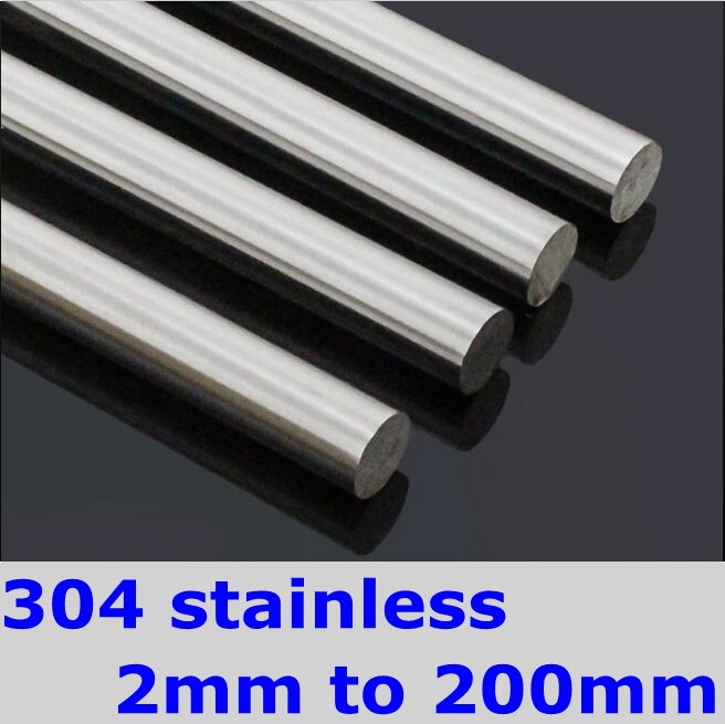 SS304 Stainless Steel Round Bar OD 6mm DIY Hardware Round Rods