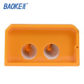 Baoke Mechanical Accessory Double Hole Pencil Sharpener Creative Student Print Pencil Sharpener For Kids School Supplies