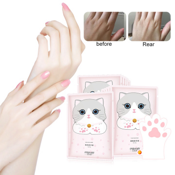 Cat's Claw Hand Mask Niacinamide Moisturizing Whitening Hand Spa Gloves Exfoliating Dead Skin Remover Hands Skin Care TSLM1