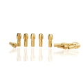 XCAN Mini Drill Collet Chuck 10pcs 0.5-3.2mm Diameter 4.8mm Shank Brass Chucks for Dremel Rotary Tool Power Tool Accessory