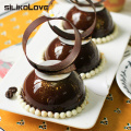 SILIKOLOVE 3PCS/LOT Semi Sphere Silicone Mold Semicircle Baking Molds for Chocolate Cake Dome Mousse Jelly Mould 3 size