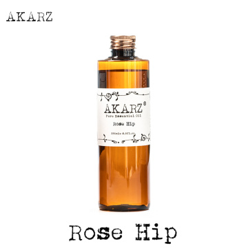 AKARZ Famous brand rose hip oil natural aromatherapy high-capacity skin body care massage spa rose hip essential oil