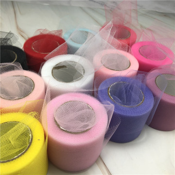 22m 5cm Tulle Roll Organza Spool Fabric Ribbon DIY Tutu Skirt Gift Craft Party Chair Sash Baby Showe Wedding Party Decoration