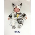 16" Stitching Clothes Baby Sleeping Vinyl Doll