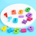 Montessori Wooden Math Toys For Kids Early Educational Board Math Fishing Count Numbers Digital Shape Match Children Toy Gift