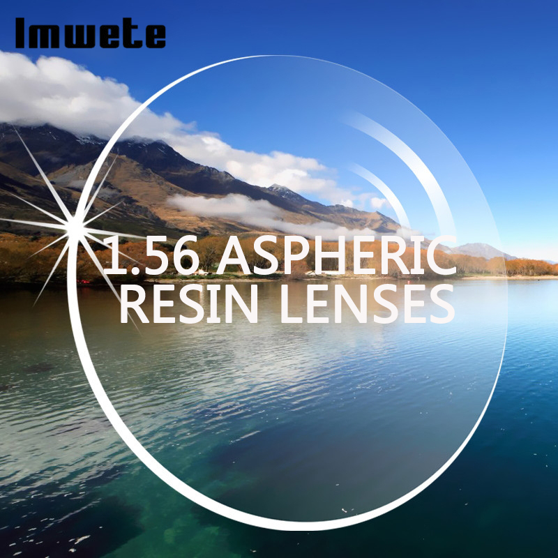 Imwete 1.56 1.61 1.67 1.74 Anti-blue Light Aspheric Prescription Custom Clear Lenses Resin Transparent Myopia Glasses