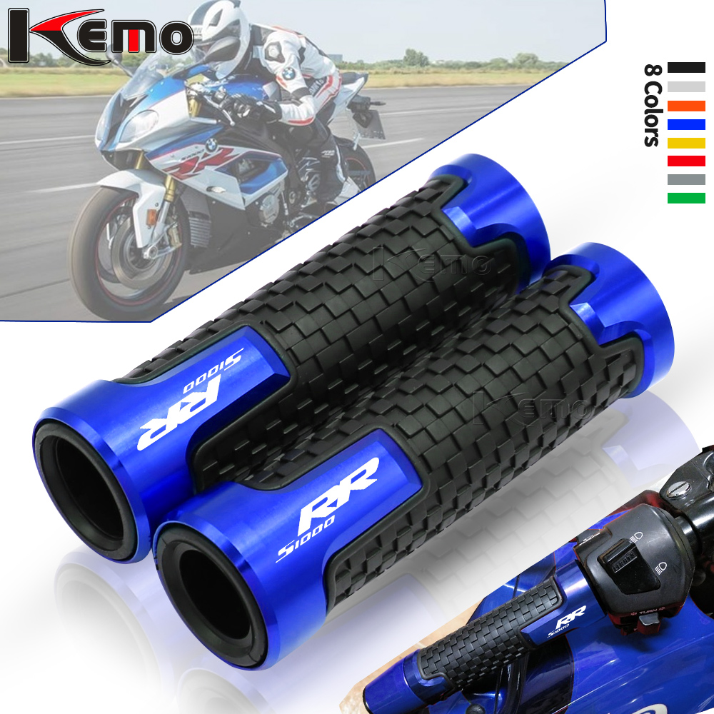 For BMW S1000RR 2010-2016 2015 2014 2013 2012 2011 7/8" 22mm Motorcycle Accessories CNC Handlebar Hand Grips Handle Bar End Grip