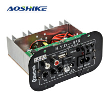AOSHIKE Subwoofer Amplifier Board Car Bluetooth Built-in Audio Amplifiers 12V 24V 220V For 5-8inch Speakers DIY
