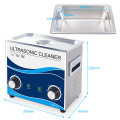 3L Ultrasonic cleaner 180W powerful temperature knob 40khz 110v 220v spare parts oil rust removal surgical clinic dental tools