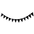 4M 12 Flags 8M 18 Flags Black Pennants Funeral Bunting Formal Banner Black Flags Solemn Pennants Decoration Supplies