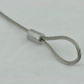 Stainless steel sling with thimble and clip