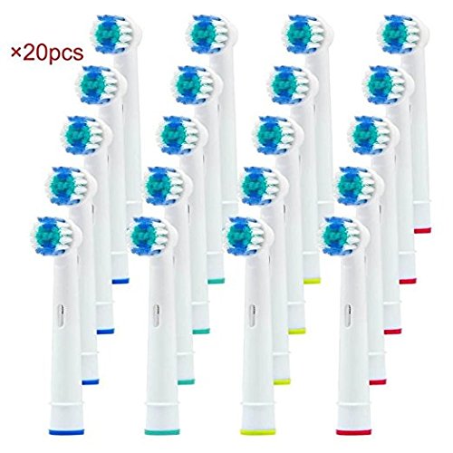 20x Brush Heads For Oral-B Electric Toothbrush Fit Advance Power/Pro Health/Triumph/3D Excel/Vitality Precision Clean/Dual Clean