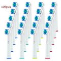 20x Brush Heads For Oral-B Electric Toothbrush Fit Advance Power/Pro Health/Triumph/3D Excel/Vitality Precision Clean/Dual Clean