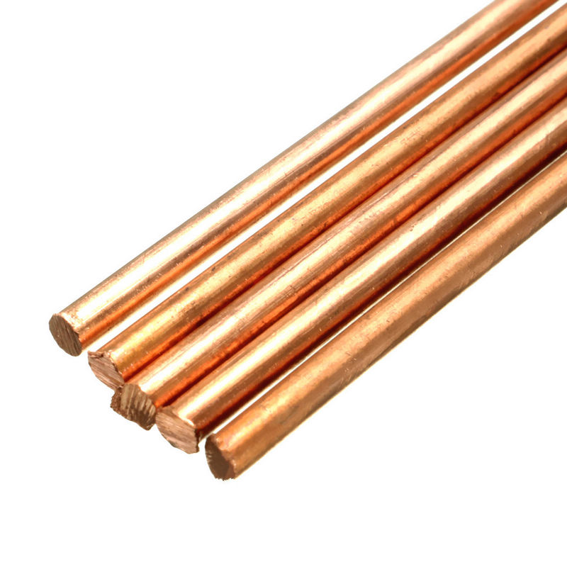 5Pcs 3mm Diameter Solid Round Red Copper Bar 100mm Length Metal Electrode Soldering Rod Welding Brazing Wire