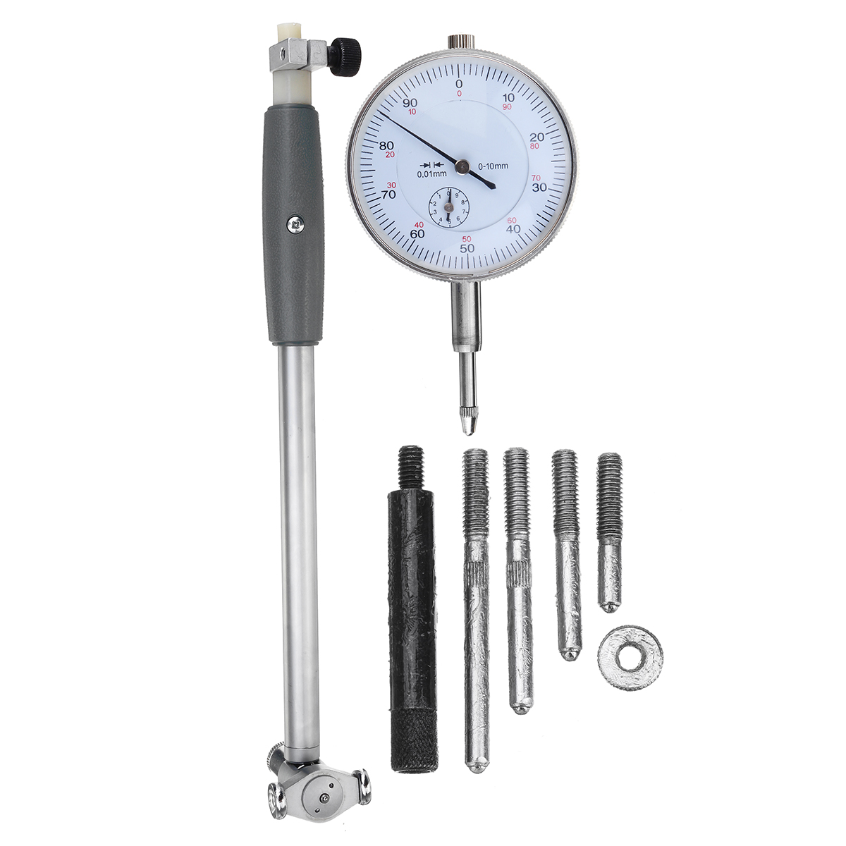 50-160mm/0.01mm Metric Dial Bore Gauge Cylinder Internal Small Inside Measuring Probe Gage Test Dial Indicator Measuring Tools