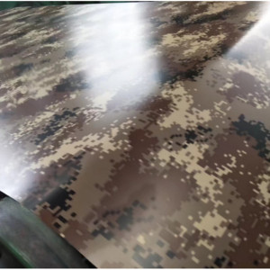 camouflage color coated aluminum