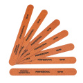 50pcs/Set Wooden Nail file buffer 120/180 Double-sided Sandpaper Sanding File Strong Stick Professional Nail File For Manicure