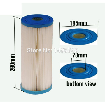 out spa tub cartridge filter for Monalisa & Jazzi spa Hayvabo ,swimspa&hot tub filter 290 x 185 with hole 78mm tacking C-7437