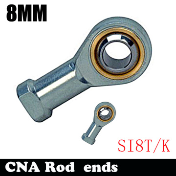 HOT SALE SI8T/K PHSA8 8mm right hand female thread metric rod end joint bearing SI8TK