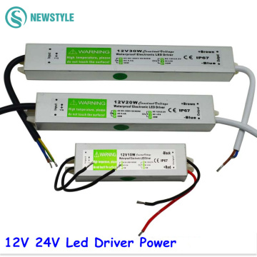 LED Driver AC220V to DC12V 24V 10W 20W 30W 45W 60W 100W 150W Waterproof IP67 LED Power Supply Lighting Transformers