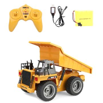 6-Channel RC Construction Vehicle Dump Truck Dumper Model Kids Toy Collection