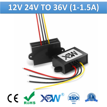 XWST 12v 24v to 36v DC DC Converters Non Isolated 1A 1.5A Step Up Boost Power Converter 36v Voltage Regulator Stabilizer