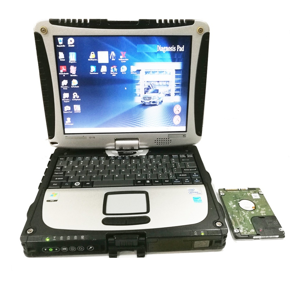 MB Star C5 2020 SD Connect C5 with newest software 2020.12 diagnostic tool mb star c5 vediamo/X/DSA/DTS with CF19 Laptop