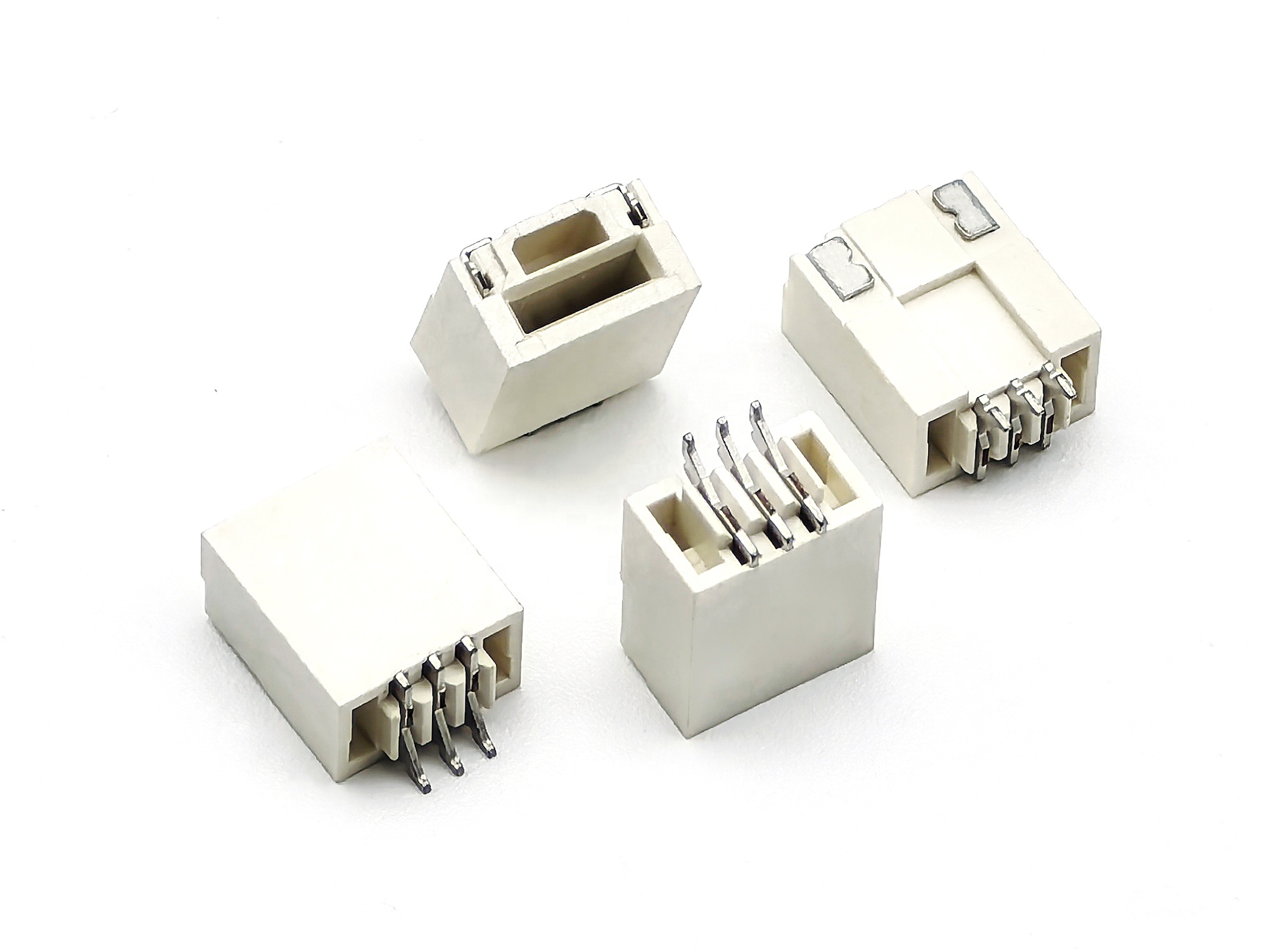 1.25mm Pitch Wafer Right Angle SMT Pin header Connector 3P