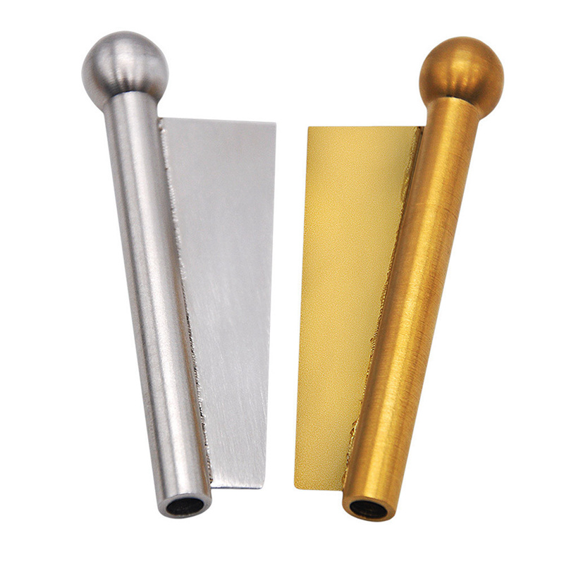 New Design Metal Nasal Snuff Sniffer Straw Snorter Snuffer tube With Blade edge