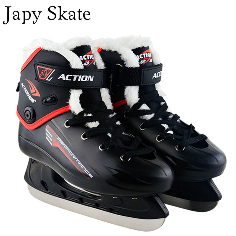 Japy Skates Ice Hockey Shoes Adult Child Ice Skates Professional Flower Knife Ice Hockey Knife Shoes Real Ice Skates