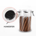 Boveda Plastic Cigars Tube Jar Portable Travel Cigar Humidor Transparent Big Capacity Humidor Box Cigar Case W/ Humidifier