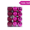 24pcs rose pink ball