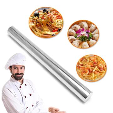39.8CM Rolling Pin Stainless Steel non stick rolling pin Cake pie noodles Pizza baking tool Dough Roller Baking kitchen tools