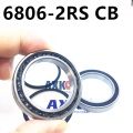 2Pcs 6806 61806 2RS Si3N4 Ceramic Ball Bearing Rubber Sealed BB30 Hubs 30x42x7mm 6806-2RS CB