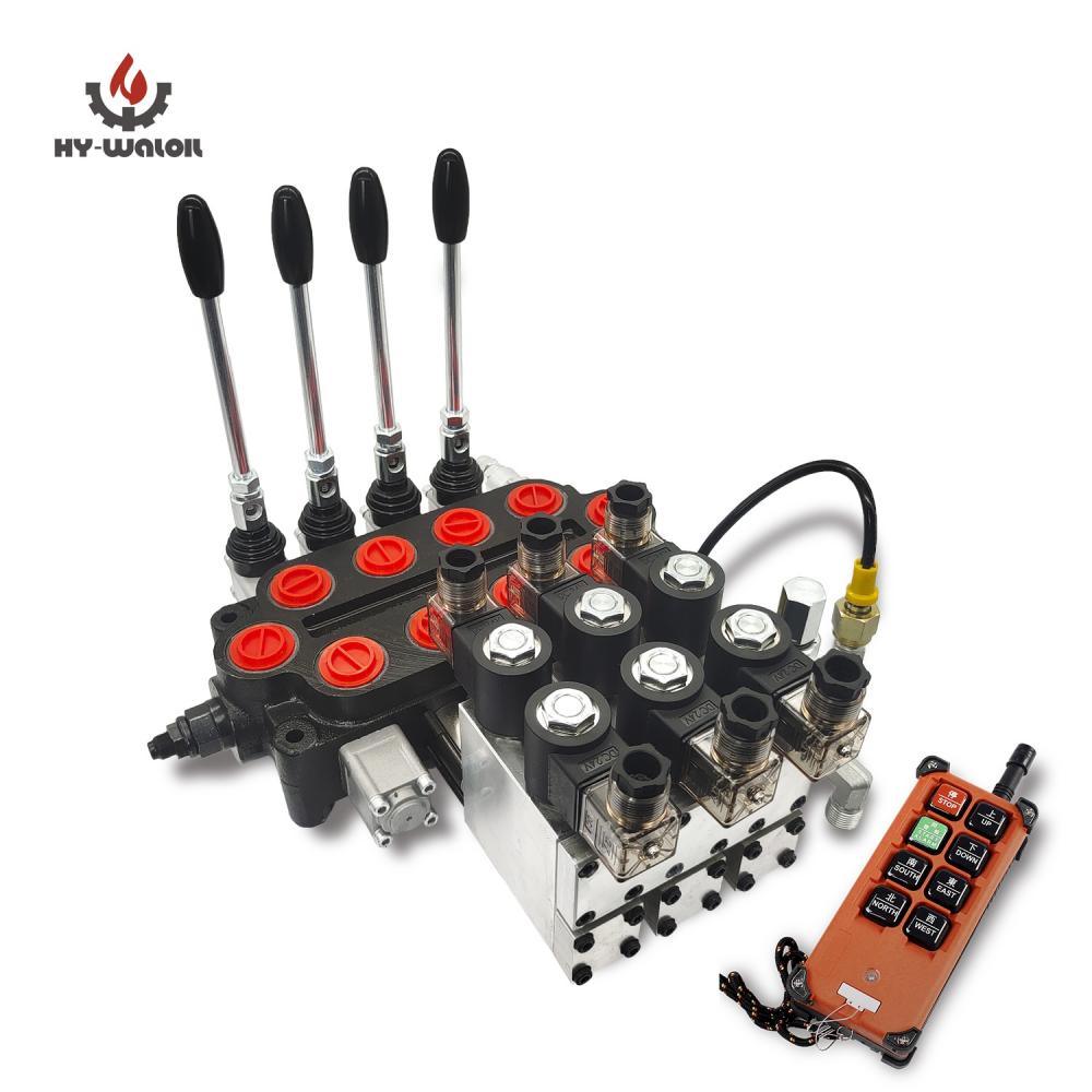 4 Spool 25gpm Electric Pneumatic Valve