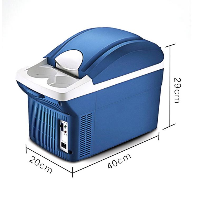 8L Mini Portable Cooling Warming Refrigerators Freezer Insulation Box Dual Use Cooler Warmer For Auto Car Outdoor Picnic Travel