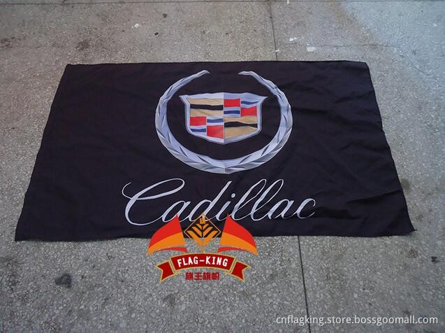 Cadillac racing club car flag 90*150CM polyster Cadillac banner