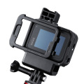 Go Pro 8 Protective Housing Vlog Cage for Gopro 8 Extend Battery Mic Adapter Holder Cold Shoe Mount for Vlog Microphone Tripod