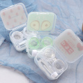 Cute Fruit Print Contact Lenses Case for Women Girl Transparent Eyes Care Box Lens Container Holder Contact Lens Case Travel Kit