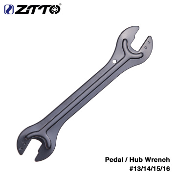 ZTTO High Quality Bicycle Pedal Wrench Steel Hub Wrench Repair Spanner 13 14 15 16 4 in 1 Remover Tool