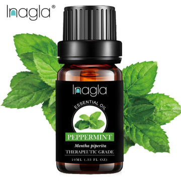 Inagla Peppermint 100% Pure Essential Oils For Aromatherapy Diffusers Essential Oil for Relieve Stress Organic Massage Relax