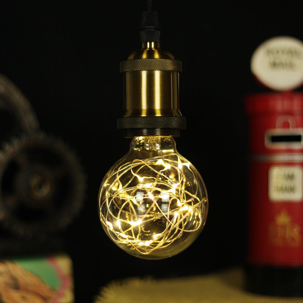 LumiParty G80 Led Bulbs Copper Wire 1.5W Decorative Light Bulb Twikle Star Bulb for Bar AC85-265V